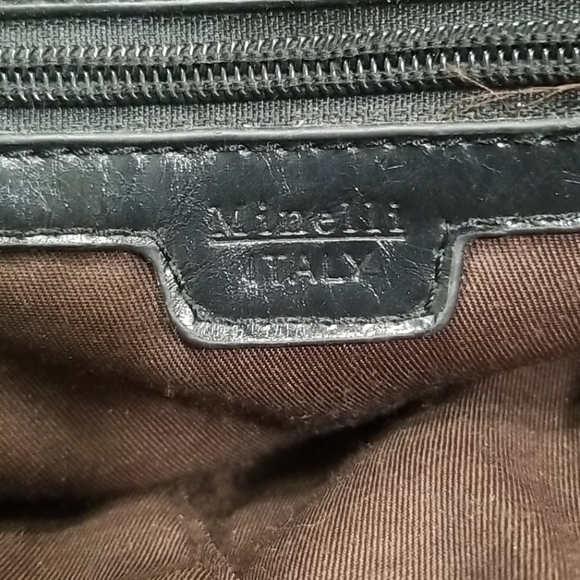 Vintage Minelli Italy Three Compartment Purse Black - Picture 5 of 6